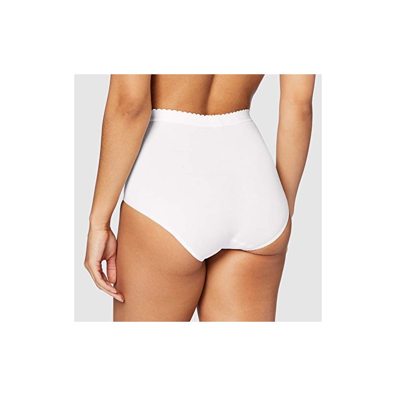Sloggi Women's Control Maxi Brief, White, Size 12