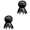 SAFIGLE 2 pcs Handmade Yak Horn Comb Octopus Head Massaging