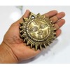 eSplanade 4" Brass Sun God Smiling Surya Bhagwaan Idol Statue