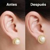 Pendientes Chapados En Oro De 18 Quilates Para Orejas Caídas