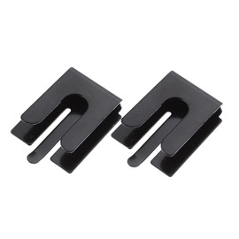 BIUDECO 2Pcs Mic Clip for Vehicle Mount Hanger Easy Installation No Drilling Required Durable Construction Replacement for Broken Mic Holders