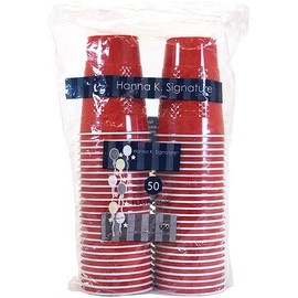 Red 16 Oz. Plastic Tumblers Cups - 50 Count