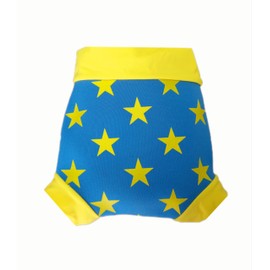 IndigoKids Baby Toddler boy Neoprene Reusable Swimming Nappy Shorts Trunks Blue S 3-6 kg