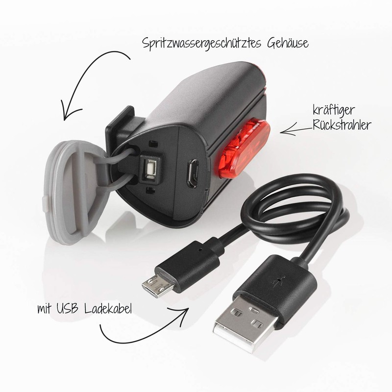 Fischer USB Lighting Set with Innovative 360° Floor Light for