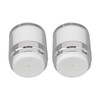 2pcs 50ml Cream Jar Refillable Empty Acrylic Vacuum Makeup Jar
