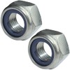 AERZETIX - C49576 - Set of 2 locking nuts, stop