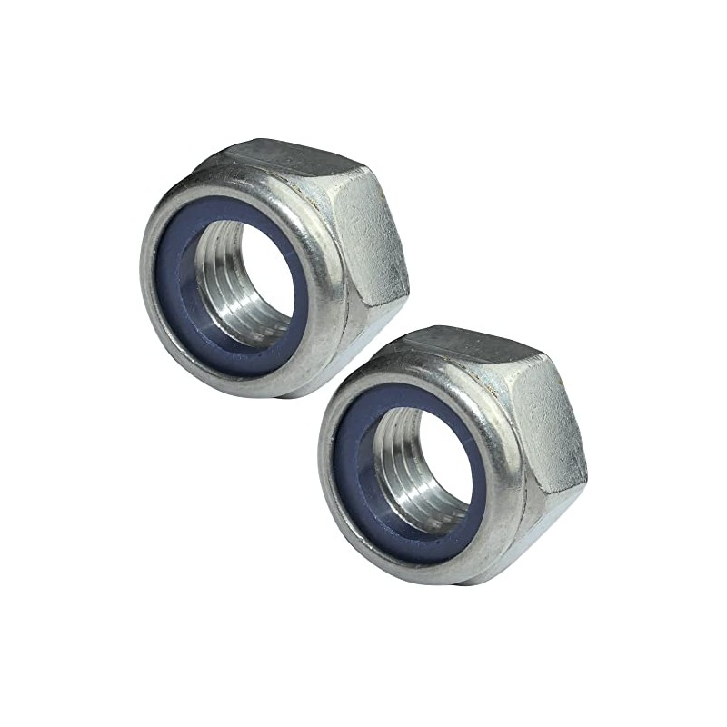 AERZETIX - C49576 - Set of 2 locking nuts, stop