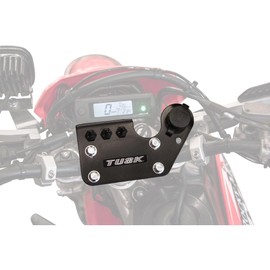 Tusk Accessory Dash Panel OEM 7/8" Bars Black Powder Coated Compatible with Honda CRF450RL 2021-2026