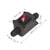 On Off Outdoor Toggle Switch, 25A Rated Current Inline Cord