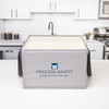 FREEZER SANITY Collapsible Freezer Organizer Bins - Stackable Storage Organizers