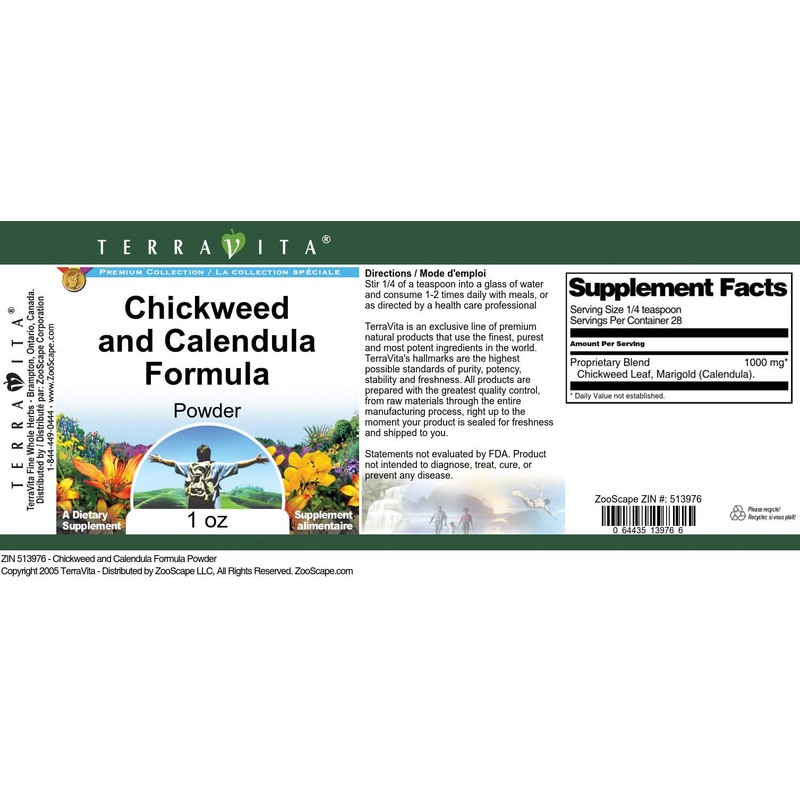 Chickweed and Calendula Formula Powder (1 oz, ZIN: 513976)