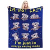 Koala Blanket Cute Koala Fleece Throw Blanket Fuzzy Plush Super