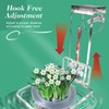 Upgrade Acrylic Aquarium Plant Holder Hanging Aquatic Plant Holder,Adjustable Hook