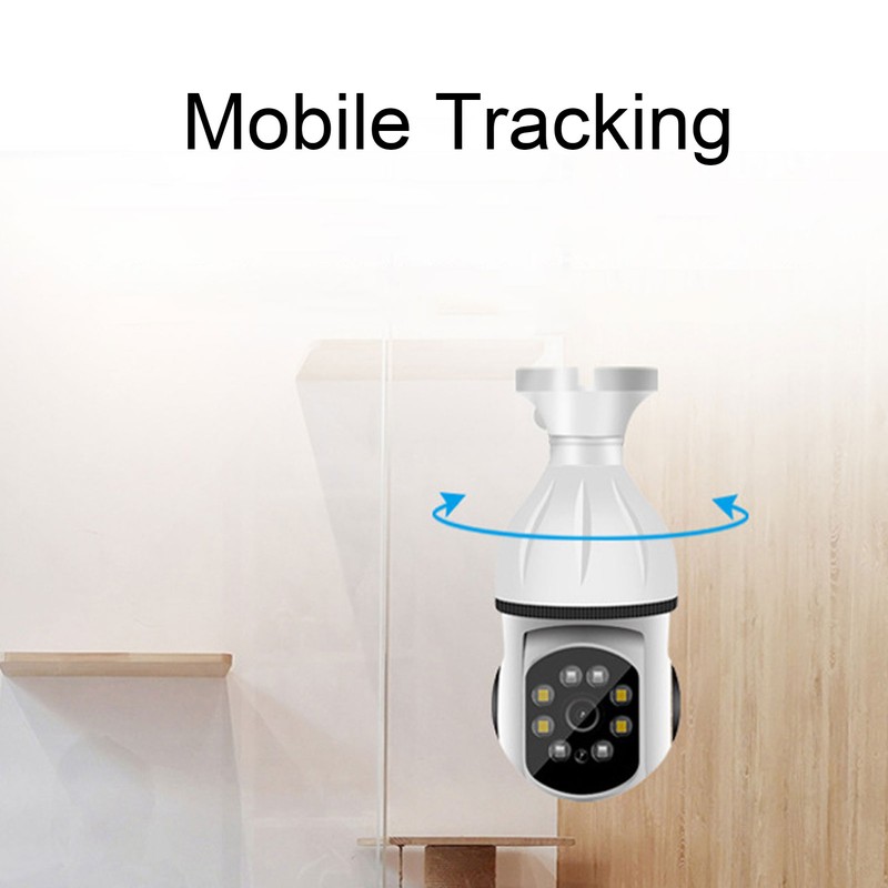 WiFi HD Surveillance Camera 360° Swivelling Motion Sensor Night Vision