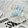 Press On Nails False Nails Coffin nail Butterfly Water Rainbow