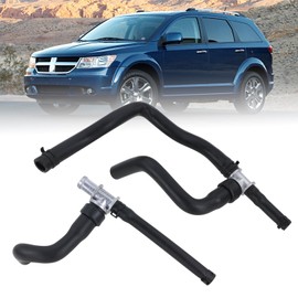 Heater Hose With TEE Supply-Return Compatible With 2008-2020 Dodge Journey 2.4VVT Heater Hose Set Replace#5058437AK 5058437AI 5058437AD(2PCS)