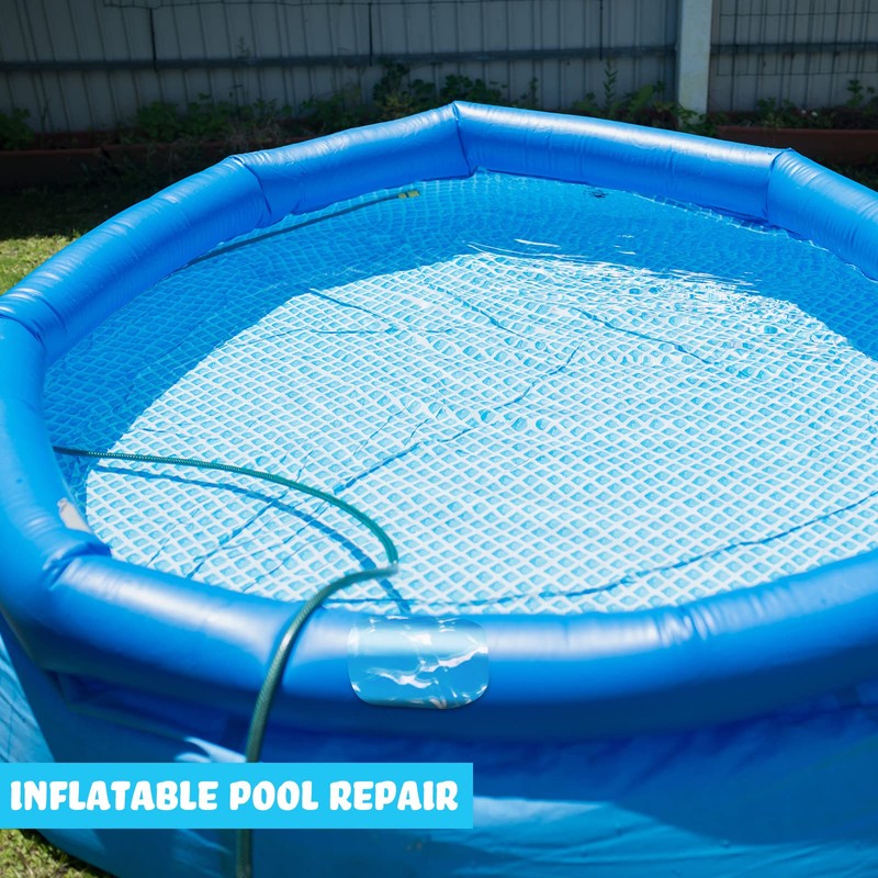 Nuanchu Vinyl Pool Liner Patch Self-Adhesive PVC Repair Patch for