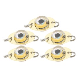 5Pcs Underwater Electronic Fishing Lure Lamp Corrosion Proof ABS LED Fishing Bait Light for Saltwater Blue Lighting