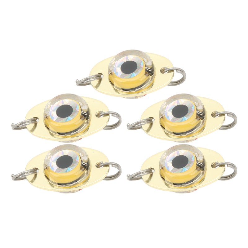 5Pcs Underwater Electronic Fishing Lure Lamp Corrosion Proof ABS LED