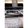 MIZZ Professional Hairstyling Straightening Iron 450 Degrees Dual Voltage Black