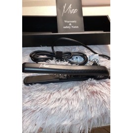 MIZZ Professional Hairstyling Straightening Iron 450 Degrees Dual Voltage Black