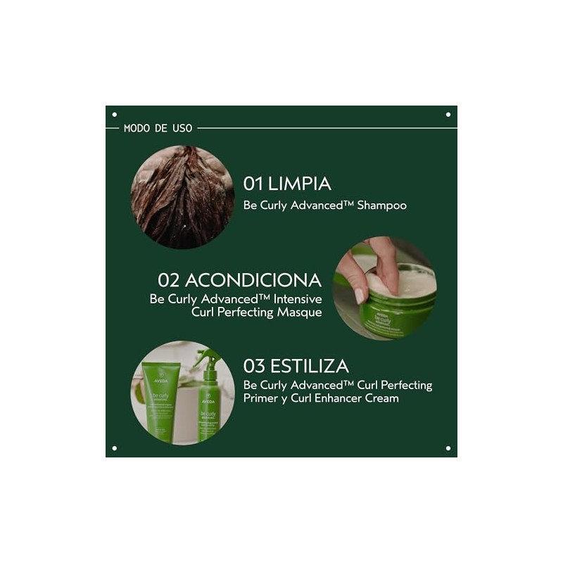 Aveda Be Curly Advanced Shampoo| Cabello Rizado | 250ml