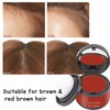 Hairline Shadow Powder,Lightweight Hairline Powder,Red Hairline Contouring Shadow Powder,Waterproof Instant