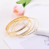 Gold Bangles for Women Girls Stackable Indian Bracelets to Women