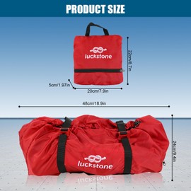 IGTOPS Climbing Rope Bag, Climbing Rope Bag, Climbing Rope Bag, Sports Bag, Tool Bag, Sturdy Rope Bag, Backpack, Foldable Shoulder Strap for Outdoor Camping, Hiking (White)