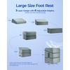Kayfia 6 Adjustable Heights Foot Rest for Under Desk at