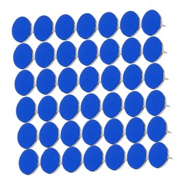 TEHAUX 50pcs Thumb Pins Reflective Trail Marking Tacks for Camping Outdoor Night Visibility Durable and Easy Installation for Driveways and Parking Lots