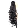 GLEDOLA Ombre Claw Clip In Wavy Loose curly Synthetic Wrap