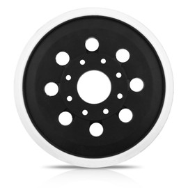 Gnellkoor 5" Hook & Loop Replacement Sander Pad RS034 & RS035 Compatible with Bosch Random Orbital Sander ROS20 ROS20VS ROS20VSC ROS20VSK GEX12V GEX18V ROS10, 5 Inch 8 Holes Hard Sand Backing Pad