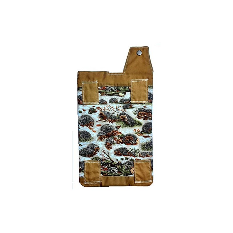 Catheter Leg Bag Holder. Cover. Hedgehogs.