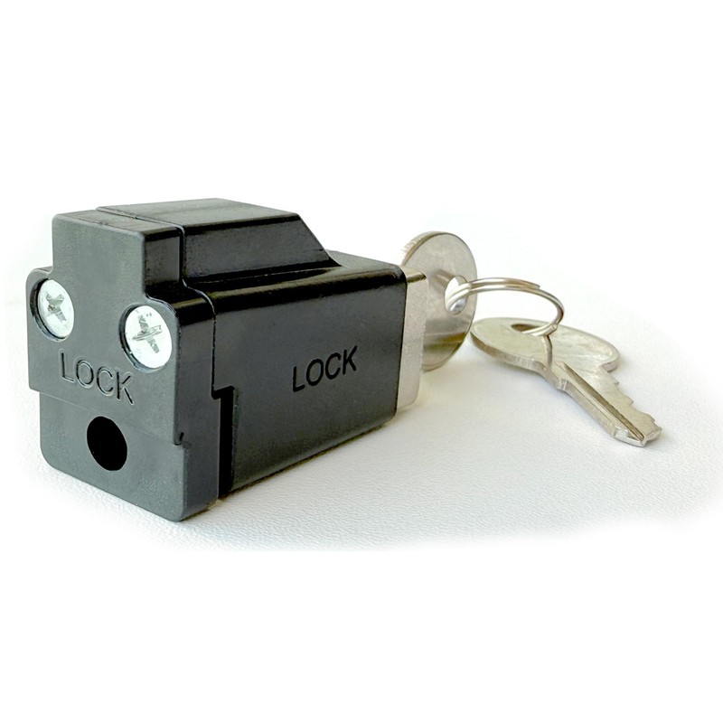 2 Pack Sliding Window Stopper Lock with 2 Keys -