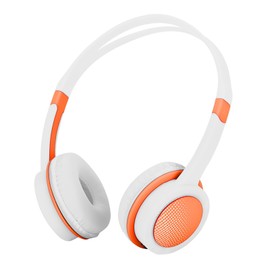 Kids Headphones with 85dB Volume Limited Hearing Protection Wired headphones for Kids (Orange)