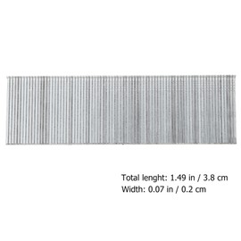 DOITOOL Galvanized Straight Nails 1600pcs Nails Package Non-sticking and Smooth for Easy Refills
