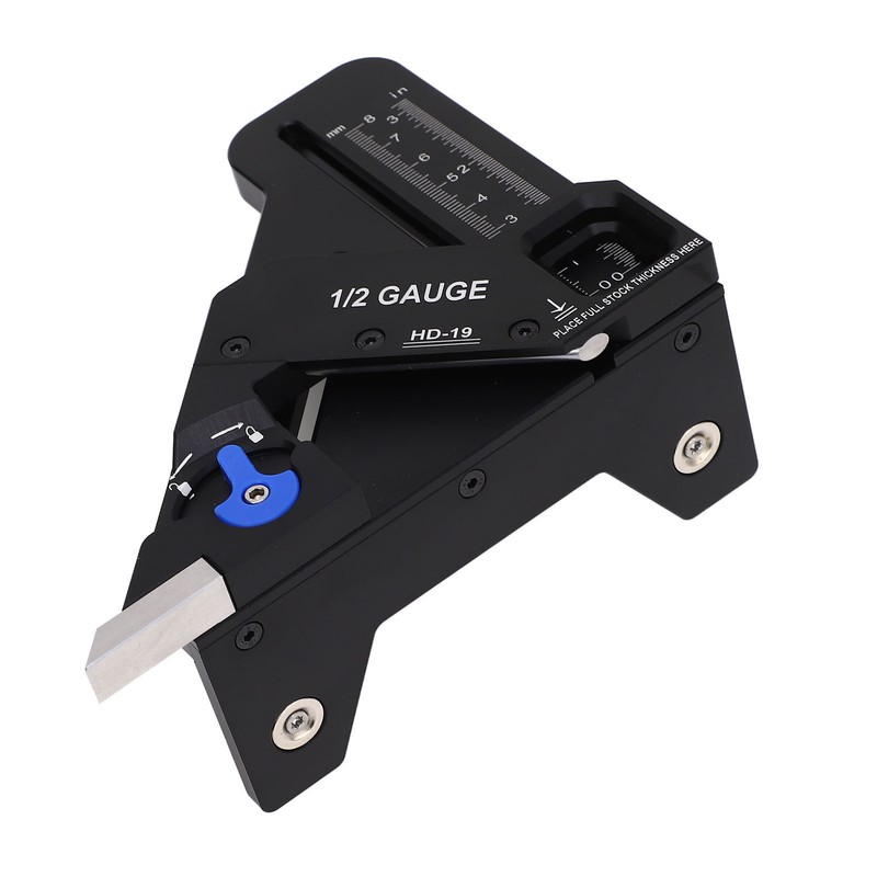 Woodworking Center Finder Aluminum Alloy 1/2 Gauge Dual Scale Carpenter