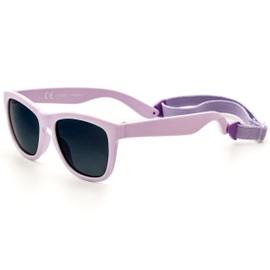 Kiddus Sunglasses for Kids Toddler Girls Boys Age 2-4 Years UV400 Sun Filter CAT3 Rubber BPA Free Adjustable Removable Strap, 53