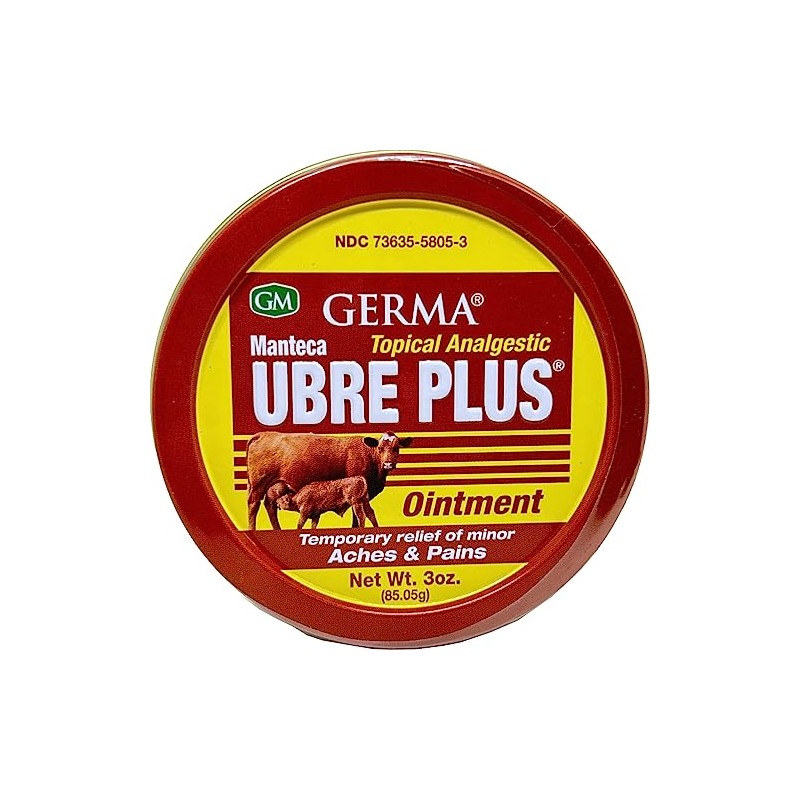 Germa Manteca Ubre Plus Ointment 3 oz. Lata 4-PACK