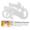 COHEALI 2pcs Christmas Metal Cutting Dies for DIY Cards Making