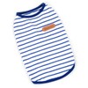 PAIDEFUL British Striped Dog Shirts for Small Medium Dogs Cats