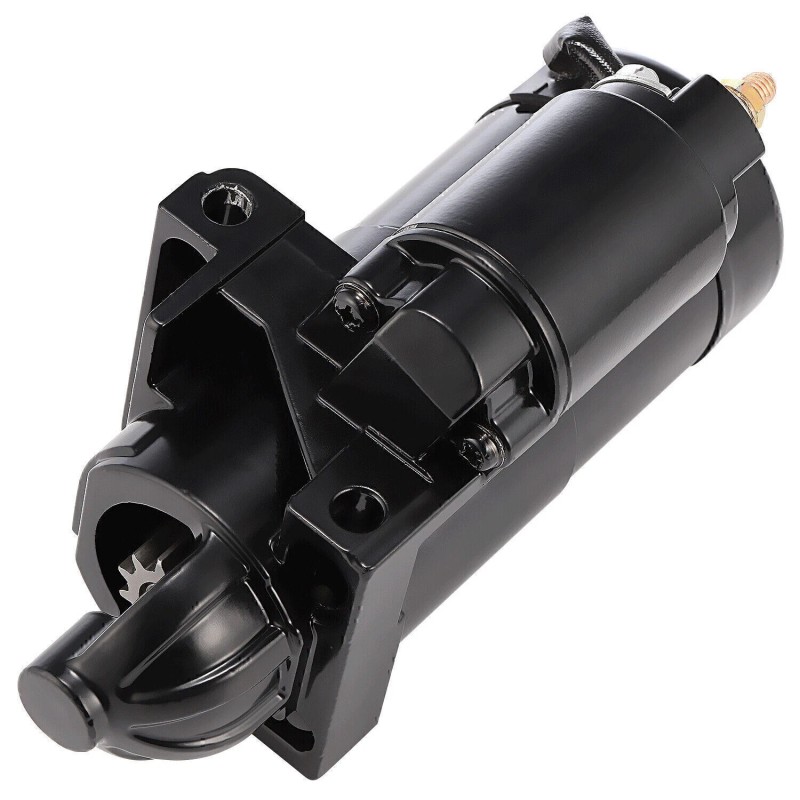 GEARZAAR 1PC 50-863007A1 Black Starter For Mercruiser Model 3.0 4.3