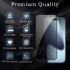 [2+2 Pack] Privacy Screen Protector for 17 Pro Max, Anti-Spy