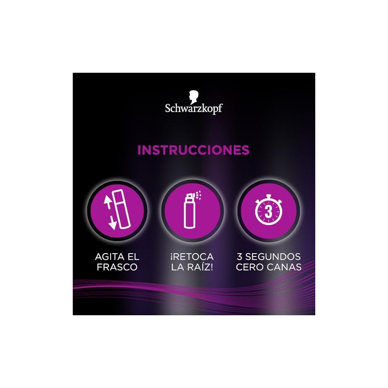 Schwarzkopf Retocador de raiz, castano, 120 ml