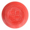 Yamani 52190621 Medium Plate, Red, 19.2 Tied