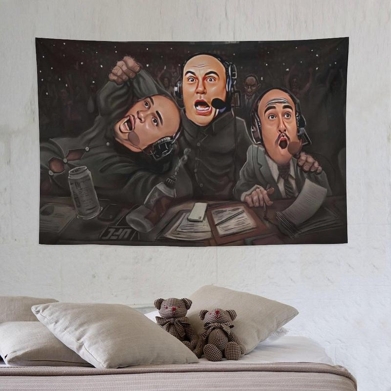 The UFC Announcer Crew Reaction Joe Rogan Canvas Wall Art