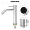 G1/2in Male Thread Stainless Steel Water Faucet Undercounter Single Cold