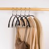 GZQXHOME 20 Pack Non Slip PVC Coating Metal Clothes Hangers