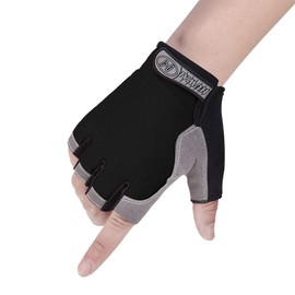Unisex Half Finger Cycling Gloves Sports Gym Gloves Motorcycle Gloves Thin Driving Gloves Non-Slip Gel Finger Breathable Summer Gloves Mountain Road Bike Riding Running Gloves